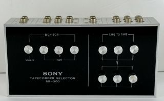 Sony Sb - 300 Tape Recorder Selector Switch -