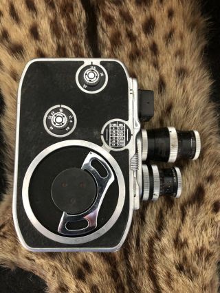 Paillard Bolex B - 8 Movie Camera 8mm Beauty W/ Orig Case