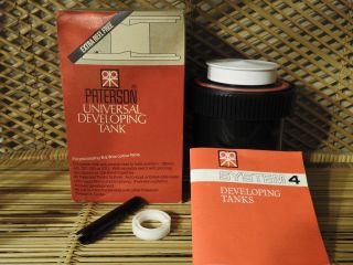 Patterson System 4 Universal Film Developing Tank Old Stock
