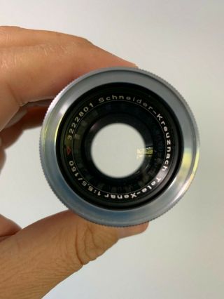 Schneider Tele Xenar 150mm F5.  5 Vintage Camera M42 Praktica Mount Lens Angenieux