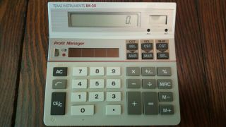 Texas Instruments Ba - 20 Profit Manager Solar Calculator
