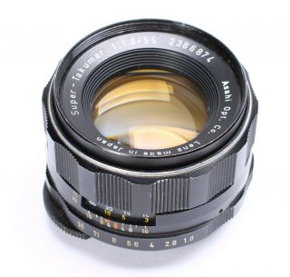 Asahi Pentax - Takumar 55mm F/1.  8 M42 Screw Mount Lens 2386874