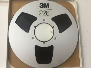 Scotch 226 Reel To Reel 1/4 Inch Tape With 10.  5 Inch Aluminum Reel