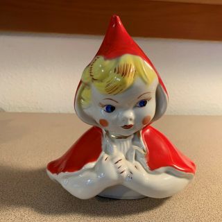 Vintage Hull Little Red Riding Hood Cookie Jar Top Only
