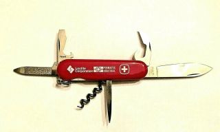 Vintage Wenger Swiss Army Advertising Pocket Knife Multi Tool