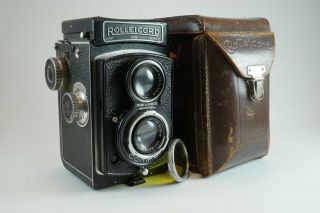 Rolleicord Iia K3 120 6x6 Tlr Film Camera W/ Zeiss Triotar 75mm F3.  5