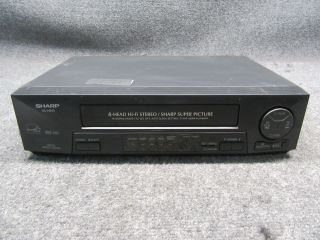 Sharp Vc - H810u 4 - Head Hi - Fi Stereo Video Cassette Player Vhs Player