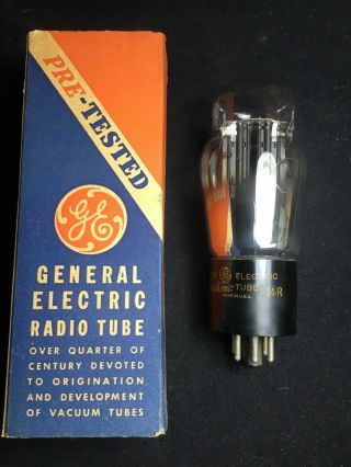 Nos Ge 5v4g Coke Bottle Rectifier Vacuum Tube Vintage Radio / Amp B.  6924