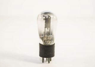 Western Electric 247 - A Vacuum Tube With Mesh Plate And Early Engraved Base 2