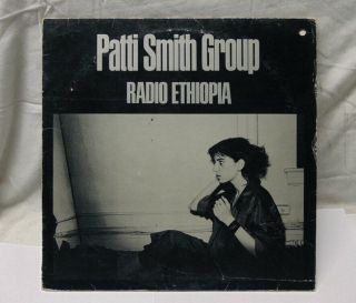 Vintage 1976 Patti Smith Group Radio Ethiopia Lp Record Promo White Label