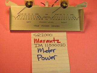 Marantz Im11000020 Meter Assembly Power Sr2000 Stereo Receiver