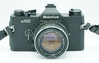 Mamiya Nc1000 35mm Film Camera W/2 Lenses: 50mm & 200mm