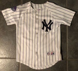 Derek Jeter York Yankees Majestic 2008 All Star Jersey Youth Small Stitched
