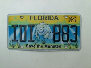Florida Save The Manatee License Plate