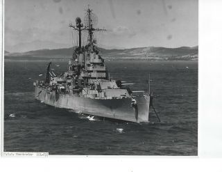 Warship Photo Uss Manchester (cl - 83)