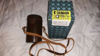 Canon R 135 Mm F:3.  5 Camera Lense Box