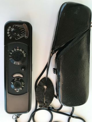 Minox B Subminiature Camera With Case And Chain Made In Germany In1962 - 1963