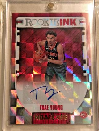 2018 - 19 Hoops Trae Young Rookie Ink Rookie Autograph Ri - Ty Rc Auto