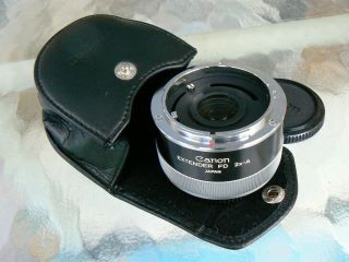 Canon Extender Fd 2x - A Teleconverter For Canon Fd Lenses 300mm & Stronger