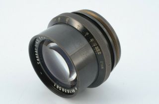 Carl Zeiss Jena Tessar 1:4.  5 F 21 Cm 210mm Mount Size About 61mm 14497