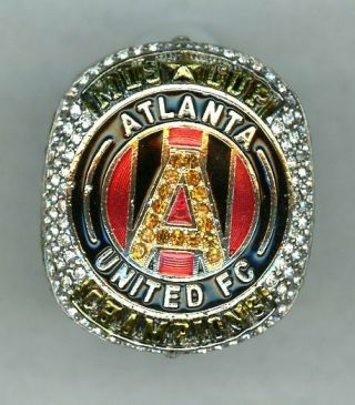 2018 Atlanta United Fc Major League Soccer Mls Cup Championship Ring Size 9.  50