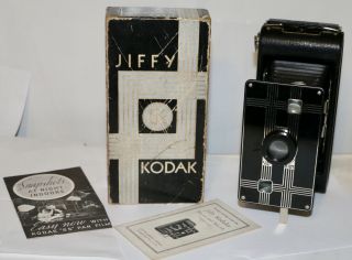 Kodak Jiffy Six - 16 Art Deco Camera Made In The Usa 1933 - 1937