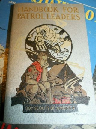 Boy Scouts Handbook For Patrol Leaders 1948 Book Bsa Vintage L