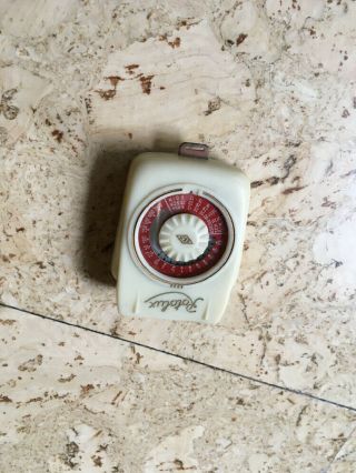 Great Vintage Ekm Rotolux Light Meter In Leather Case