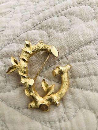 Vintage Sarah Coventry Sarah’s A,  B,  C’s 1964 Letter Brooch 2 Piece 3