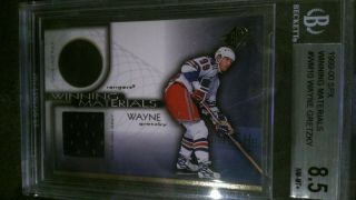 1999/00 Spx Winning Materials Wayne Gretzky Jersey Card Wm10