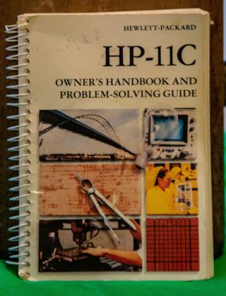 Hewlett - Packard Hp - 11c Calculator Owner 