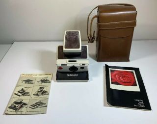 Vintage Polaroid Sx - 70 Land Camera Model 2 With Case Manuals