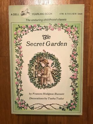 The Secret Garden By Frances Hodgson Burnett 16th Dell Printing 1980 Vintage Pb