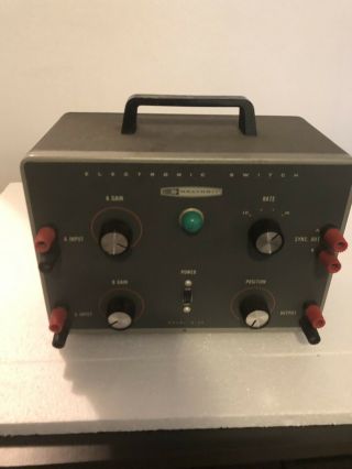 Heathkit Electronic Switch: Model Id - 22 Non Missing Tubes