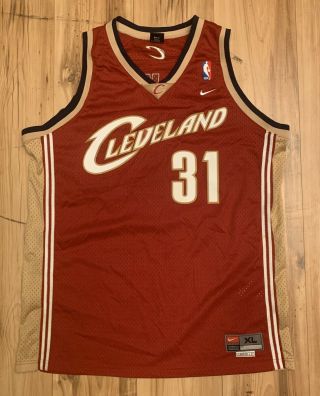 Vintage Nike Cleveland Cavaliers Ricky Davis Swingman Jersey Mens Xl