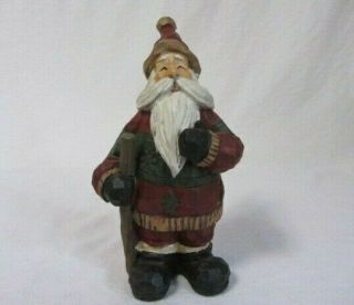 Vintage Old World Resin Santa Claus 6 - 5/8 " High Figurine