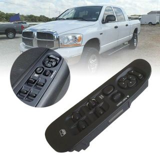 Master Power Window Switch And Bezel 56049805ab For 2002 - 2009 Dodge Ram 150d6x4