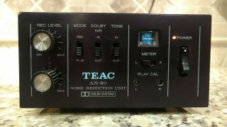 Vintage Teac An - 60 Noise Reduction Unit Dolby System Parts Only Not