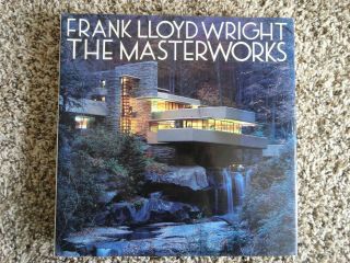 Vtg 1993 Frank Lloyd Wright The Masterwork Rizzoli Coffee Table Book
