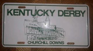 Kentucky Derby Horse Racing Churchill Downs Ky Souvenir Novelty License Plate