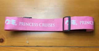 Princess Cruises Cruise Ship Line Luggage Strap Pink Logo