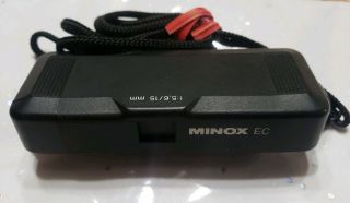 Minox Ec Spy Vintage Miniature Camera 1:5.  6/15mm From 1981