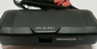 Minox EC spy vintage miniature camera 1:5.  6/15mm from 1981 3