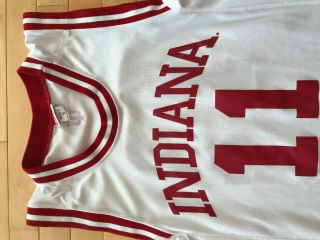 Indiana Hoosiers Basketball Jersey Mens Sz Small EUC White Yogi Ferrell 11 3