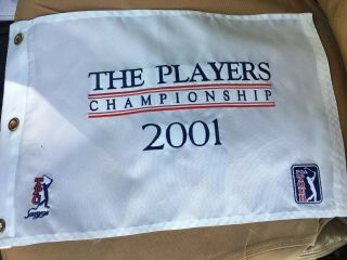 2001 Pga Tpc Sawgrass The Players Championship Pin Flag