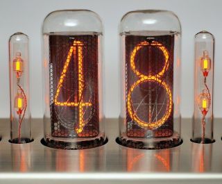 In - 8 - 2 Nixie Tube Ussr Neon Indicator In Clock ИН - 8 Testable