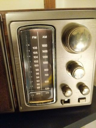 SONY ICF - 9580W AM FM 2 - BAND VINTAGE Radio Bass Reflex System Japan 2
