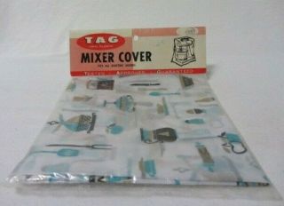 Vintage Tag Vinyl Plastic Mixer Cover In Package Waterproof