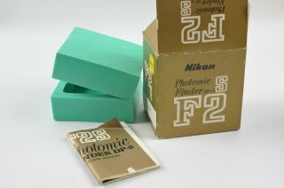 Nikon F2 Photomic Finder " S " Box Only W/foam & Instructions