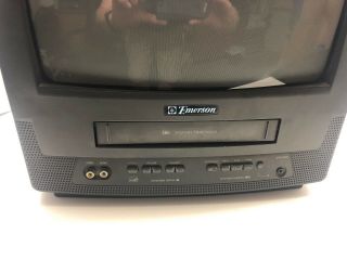 Emerson EWC1303 TV VCR Combo for Repair VCR Not Retro Video Gaming 2